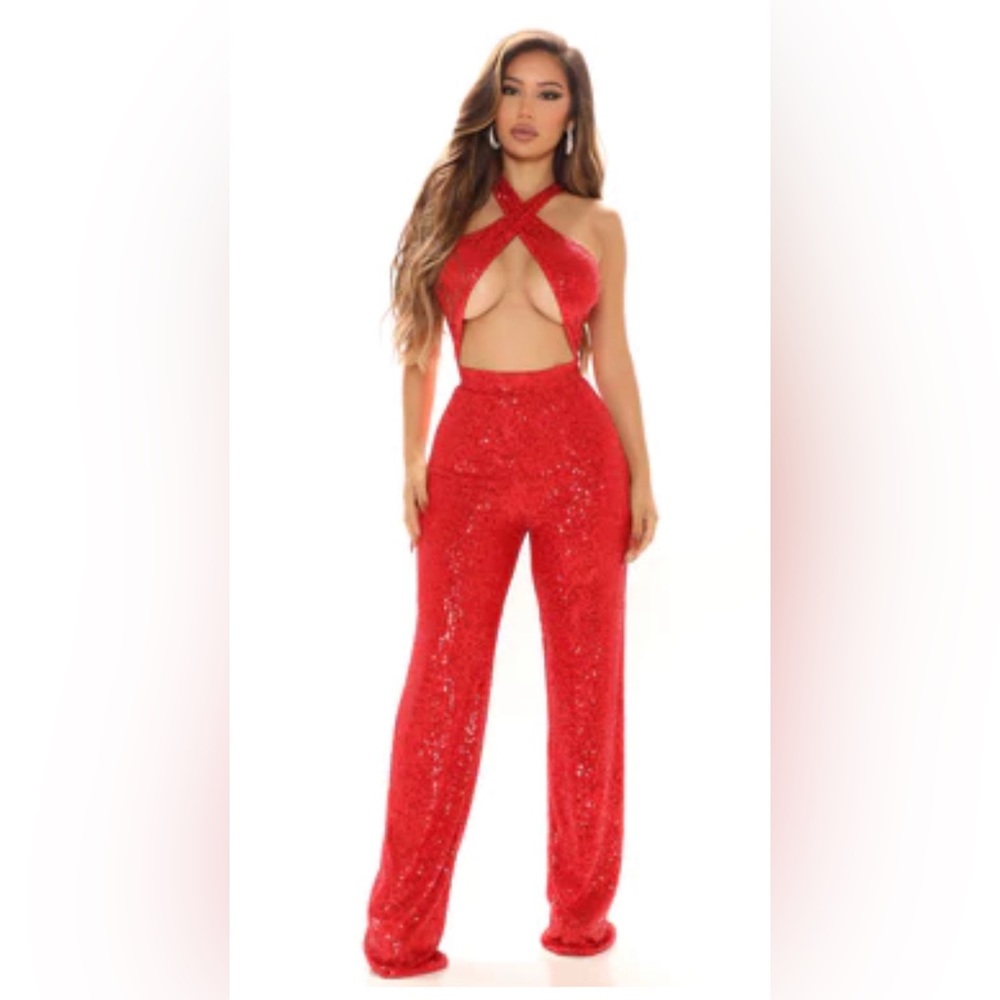 Shine On Sequins Jumpsuit